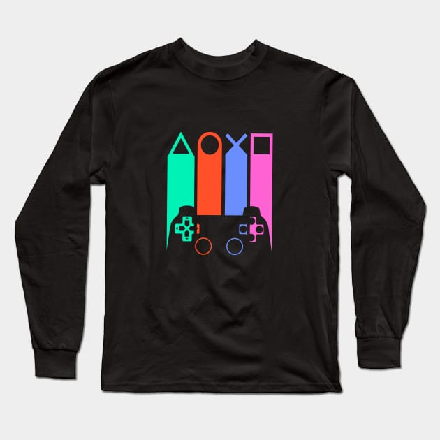 Gamepad Long Sleeve T-Shirt by Lolebomb